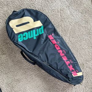 VTG Prince Tennis Racquet Bag Black Red Green Gold 80s 90s Deadstock